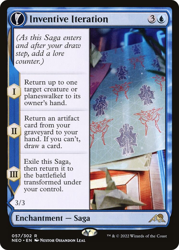 Image for Inventive Iteration (Kamigawa: Neon Dynasty) (57) - Magic: The Gathering