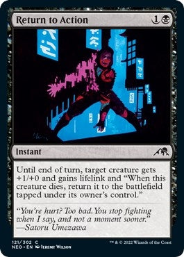 Image for Return to Action (Kamigawa: Neon Dynasty) (121) - Magic: The Gathering