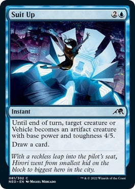 Image for Suit Up (Kamigawa: Neon Dynasty) (81) - Magic: The Gathering