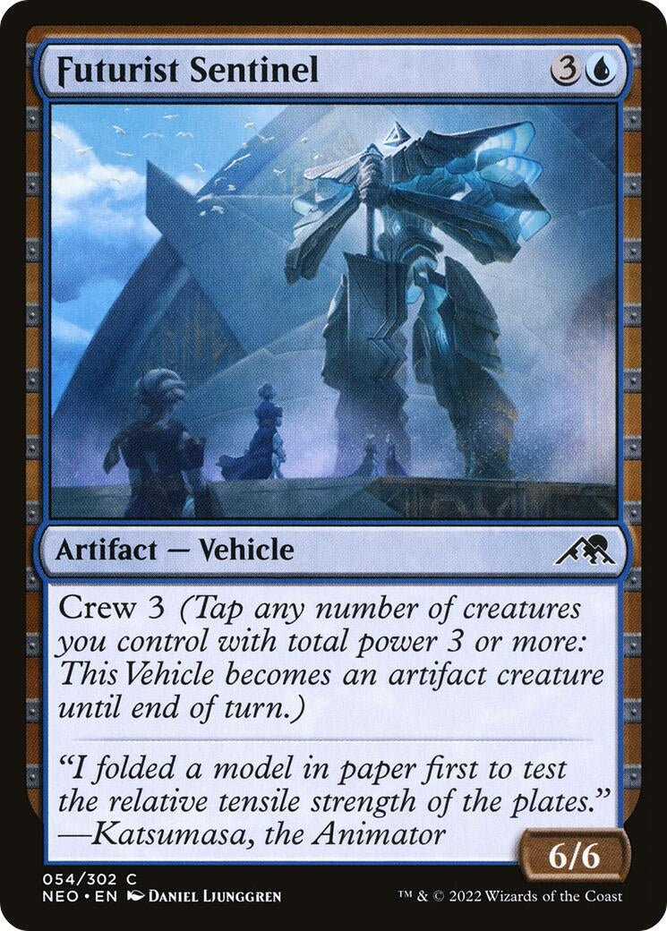 Image for Futurist Sentinel (Kamigawa: Neon Dynasty) (54) - Magic: The Gathering
