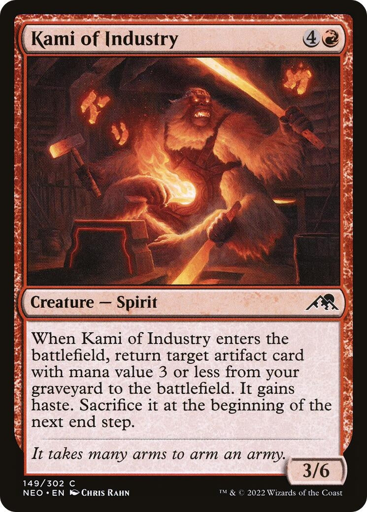 Image for Kami of Industry (Kamigawa: Neon Dynasty) (149) - Magic: The Gathering