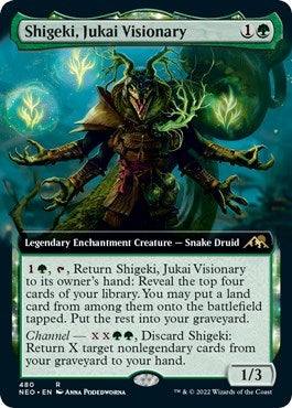 Image for Shigeki, Jukai Visionary (Extended Art) (Kamigawa: Neon Dynasty) (480) - Magic: The Gathering