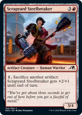 Image for Scrapyard Steelbreaker (Kamigawa: Neon Dynasty) (160) - Magic: The Gathering