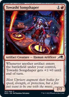 Image for Towashi Songshaper (Kamigawa: Neon Dynasty) (167) - Magic: The Gathering