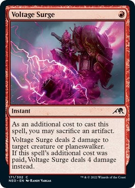 Image for Voltage Surge (Kamigawa: Neon Dynasty) (171) - Magic: The Gathering
