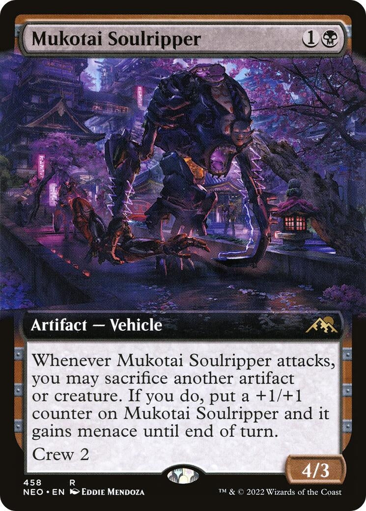 Image for Mukotai Soulripper (Extended Art) (Kamigawa: Neon Dynasty) (458) - Magic: The Gathering