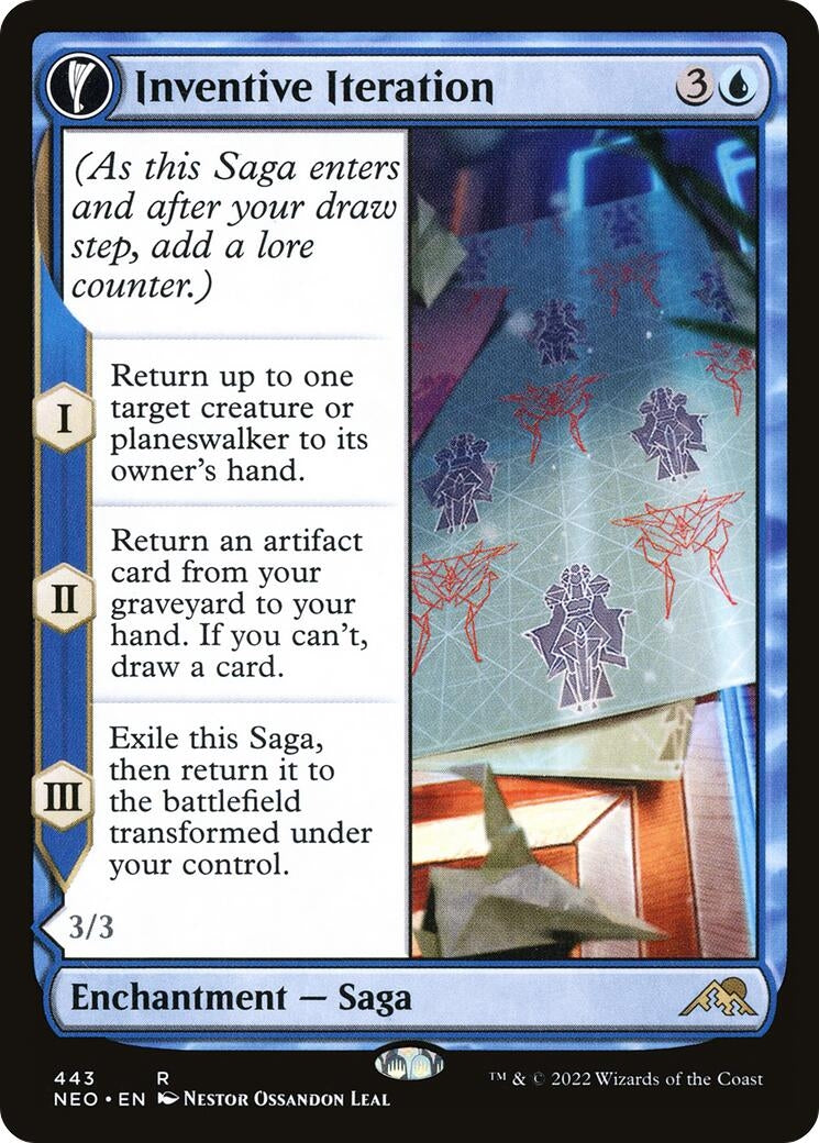 Image for Inventive Iteration (Extended Art) (Kamigawa: Neon Dynasty) (443) - Magic: The Gathering