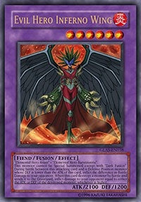 Image for Evil Hero Inferno Wing (Gladiator's Assault) (GLAS-EN038) - YuGiOh
