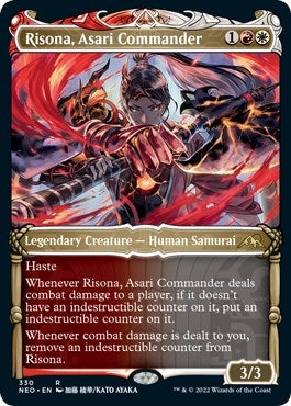Image for Risona, Asari Commander (Showcase) (Kamigawa: Neon Dynasty) (330) - Magic: The Gathering