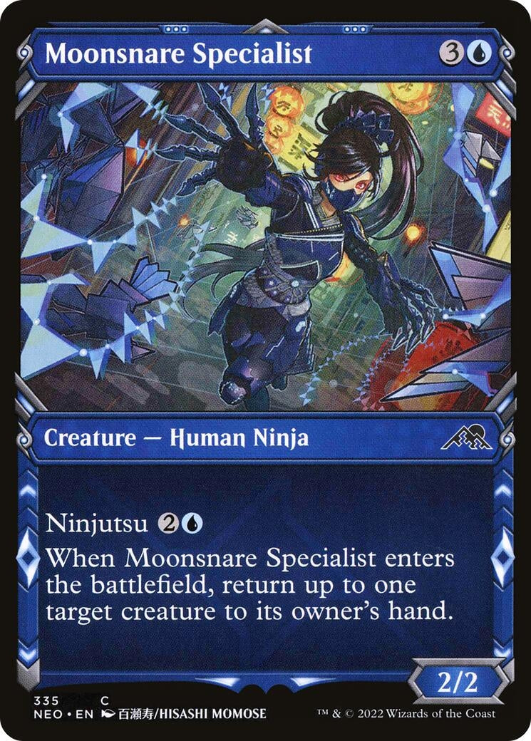 Image for Moonsnare Specialist (Showcase) (Kamigawa: Neon Dynasty) (335) - Magic: The Gathering