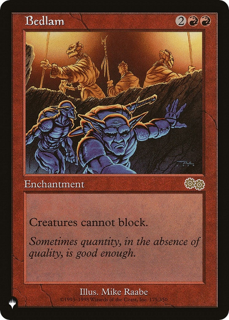 Image for Bedlam (The List Reprints) (175/350) - Magic: The Gathering