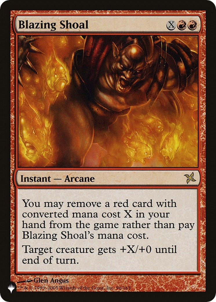 Image for Blazing Shoal (The List Reprints) (96/165) - Magic: The Gathering