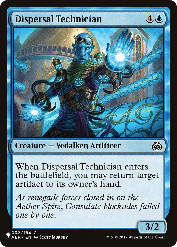 Image for Dispersal Technician (The List Reprints) (032/184) - Magic: The Gathering