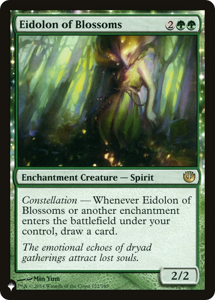 Image for Eidolon of Blossoms (The List Reprints) (122/165) - Magic: The Gathering