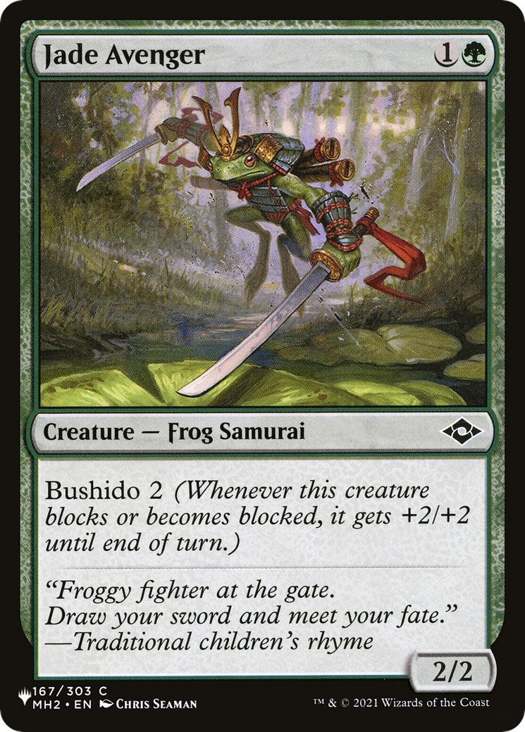 Image for Jade Avenger (The List Reprints) (167/303) - Magic: The Gathering