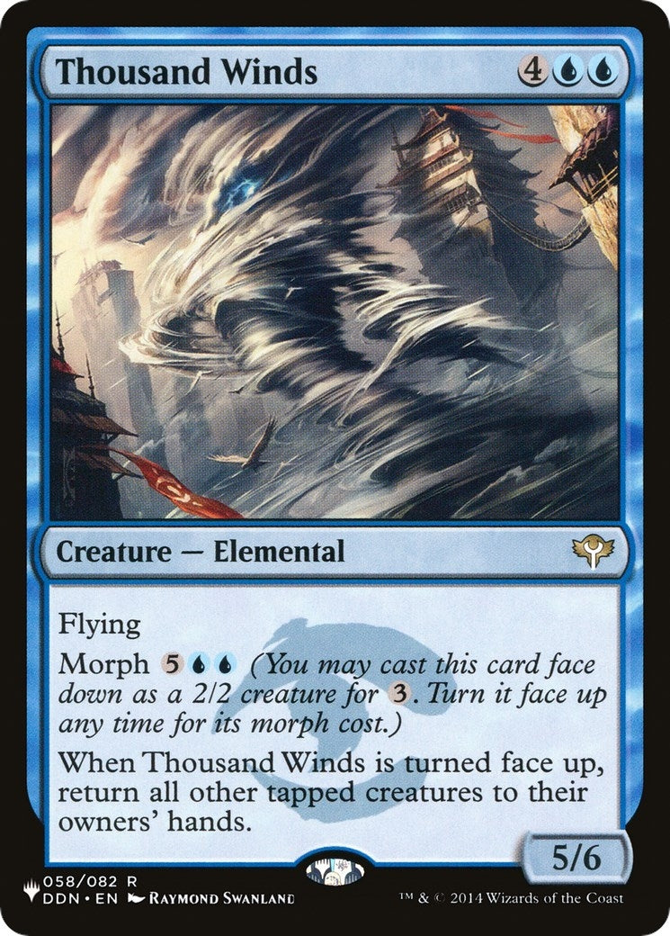 Image for Thousand Winds (The List Reprints) (058/082) - Magic: The Gathering