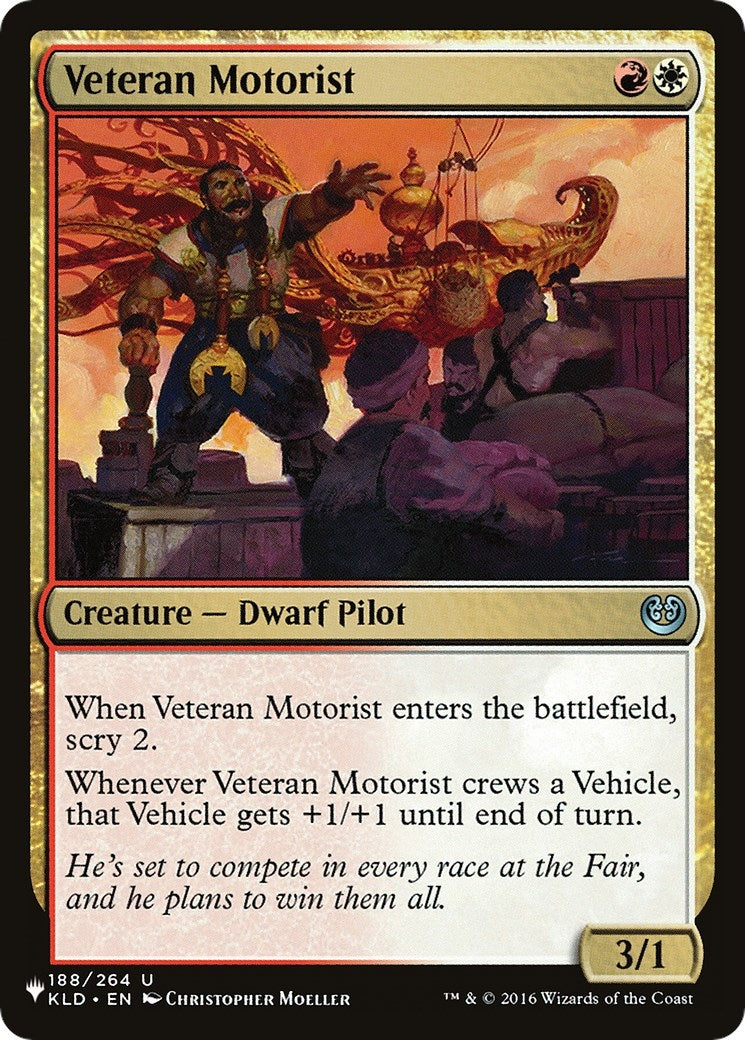 Image for Veteran Motorist (The List Reprints) (188/264) - Magic: The Gathering