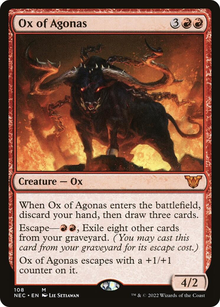 Image for Ox of Agonas (Commander: Kamigawa: Neon Dynasty) (108) - Magic: The Gathering