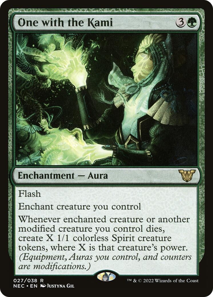 Image for One with the Kami (Commander: Kamigawa: Neon Dynasty) (27) - Magic: The Gathering