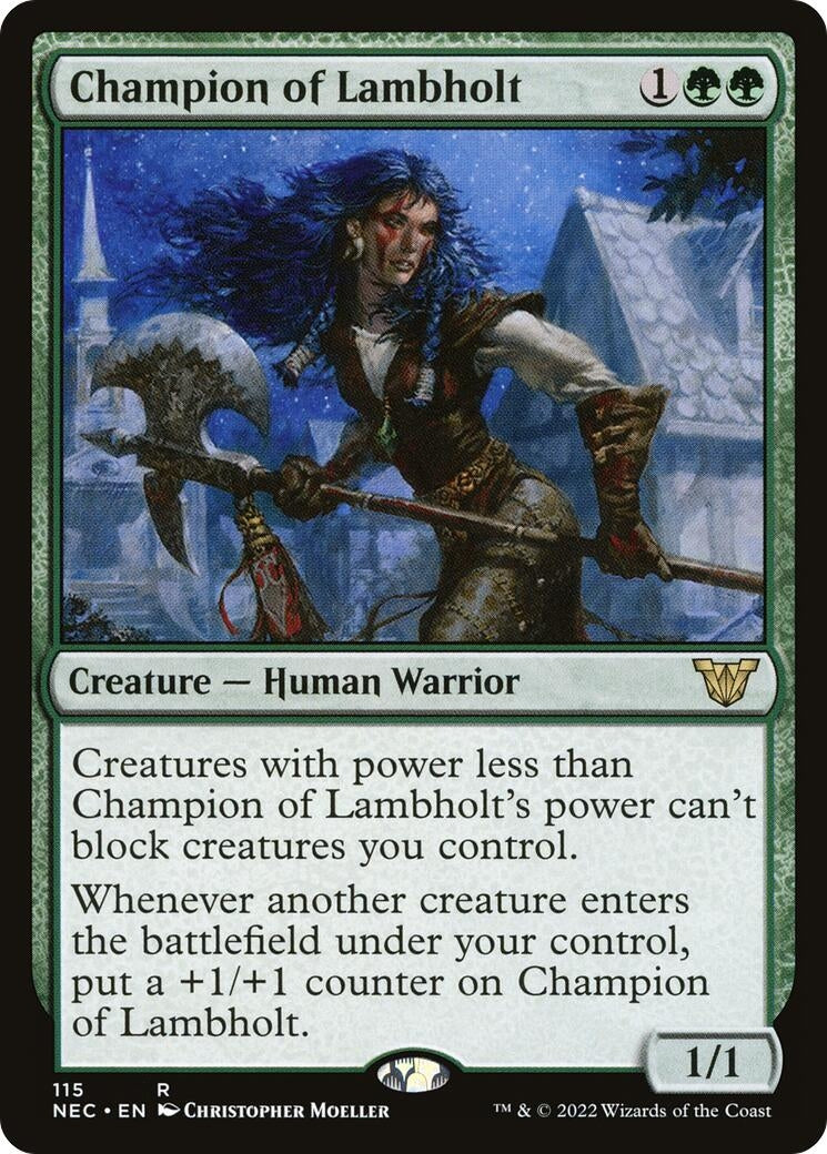 Image for Champion of Lambholt (Commander: Kamigawa: Neon Dynasty) (115) - Magic: The Gathering