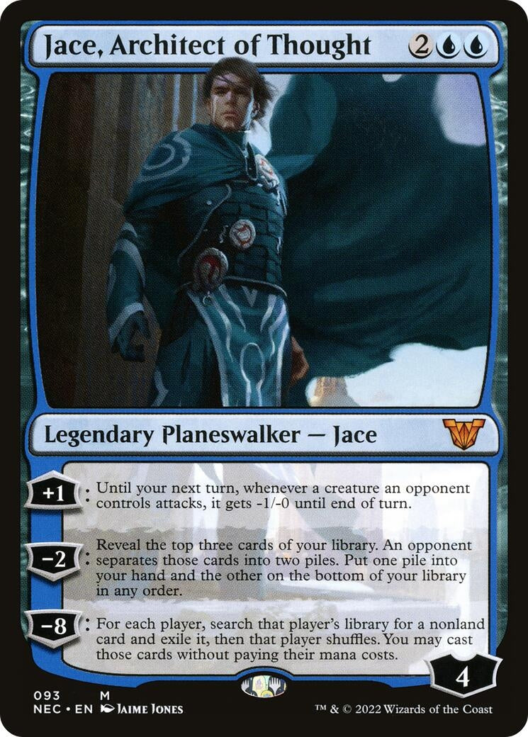 Image for Jace, Architect of Thought (Commander: Kamigawa: Neon Dynasty) (93) - Magic: The Gathering