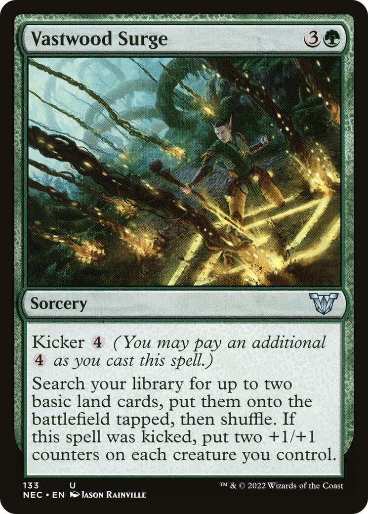 Image for Vastwood Surge (Commander: Kamigawa: Neon Dynasty) (133) - Magic: The Gathering