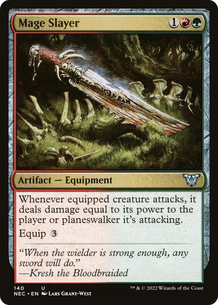 Image for Mage Slayer (Commander: Kamigawa: Neon Dynasty) (140) - Magic: The Gathering