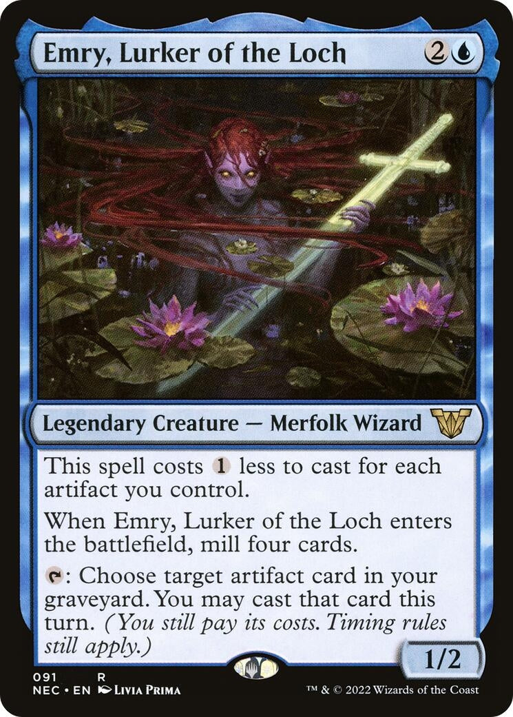 Image for Emry, Lurker of the Loch (Commander: Kamigawa: Neon Dynasty) (91) - Magic: The Gathering