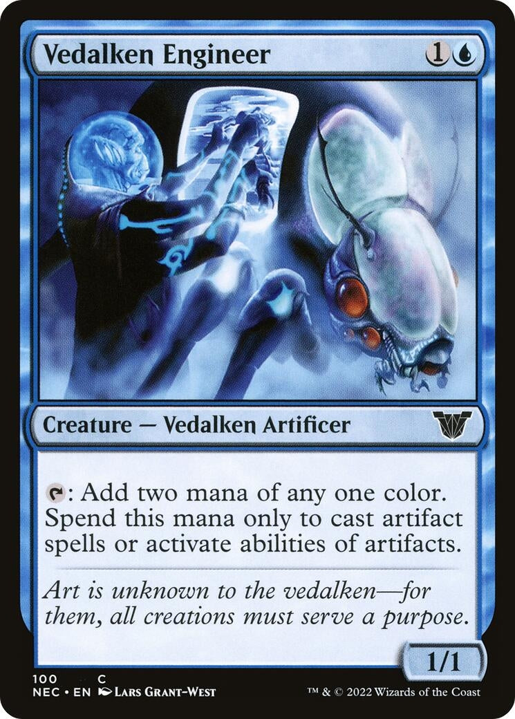 Image for Vedalken Engineer (Commander: Kamigawa: Neon Dynasty) (100) - Magic: The Gathering