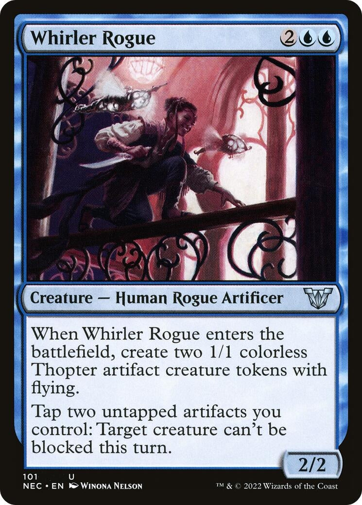 Image for Whirler Rogue (Commander: Kamigawa: Neon Dynasty) (101) - Magic: The Gathering