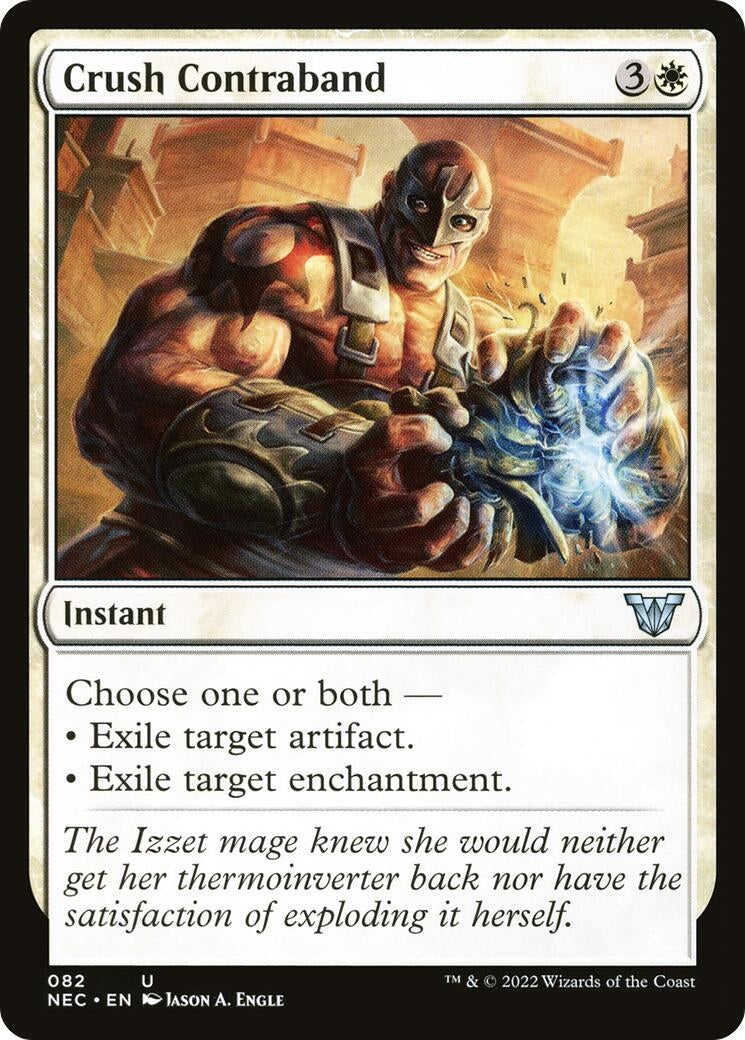 Image for Crush Contraband (Commander: Kamigawa: Neon Dynasty) (82) - Magic: The Gathering