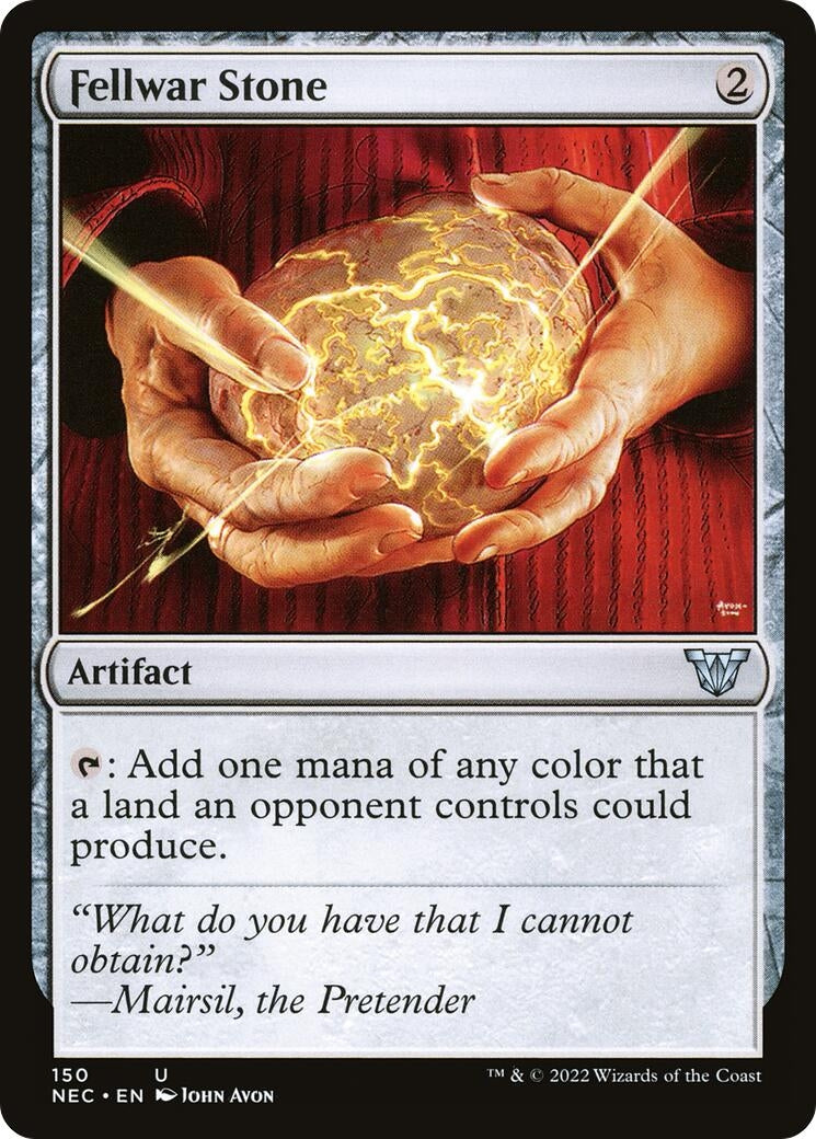 Image for Fellwar Stone (Commander: Kamigawa: Neon Dynasty) (150) - Magic: The Gathering
