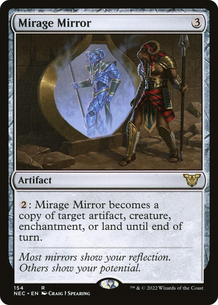 Image for Mirage Mirror (Commander: Kamigawa: Neon Dynasty) (154) - Magic: The Gathering