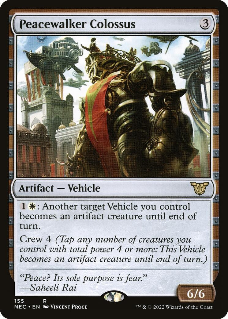 Image for Peacewalker Colossus (Commander: Kamigawa: Neon Dynasty) (155) - Magic: The Gathering