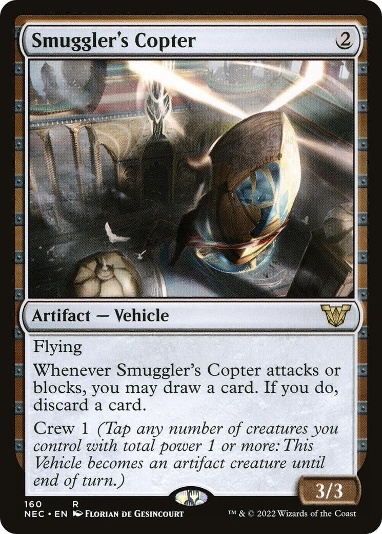 Image for Smuggler's Copter (Commander: Kamigawa: Neon Dynasty) (160) - Magic: The Gathering