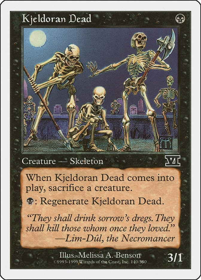 Image for Kjeldoran Dead (Classic Sixth Edition) (140) - Magic: The Gathering