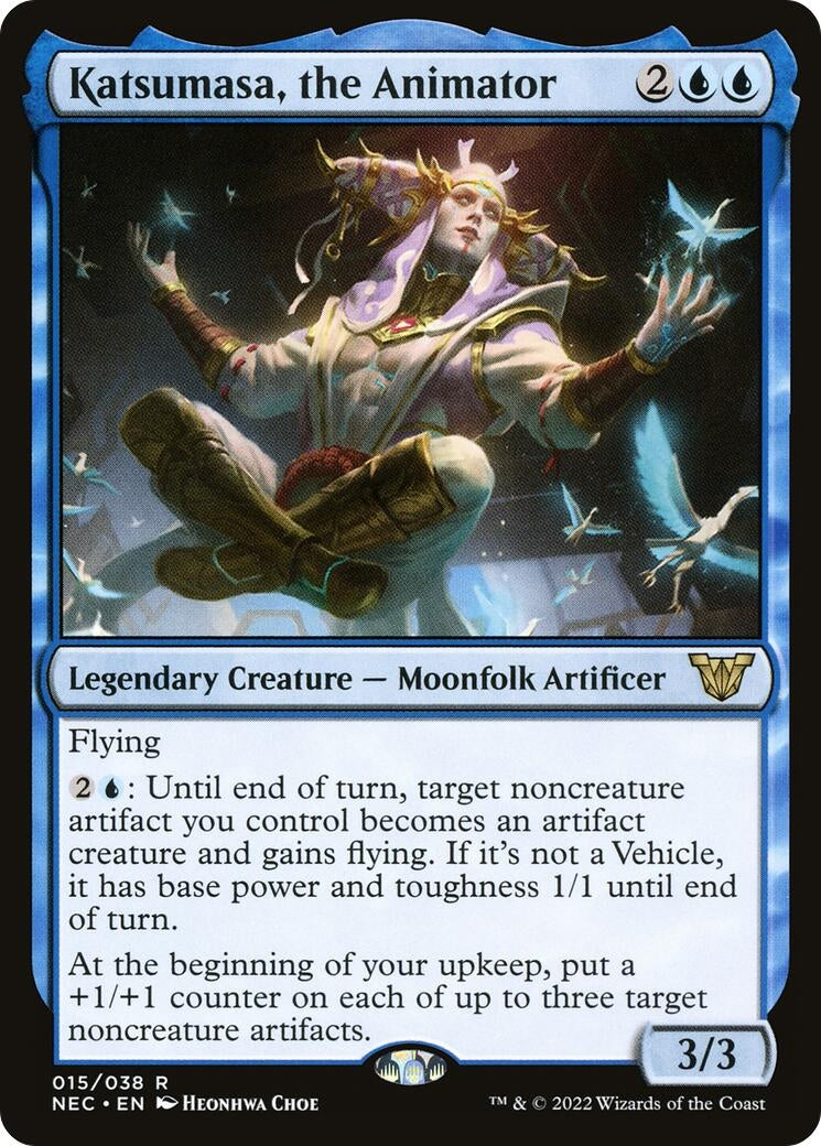 Image for Katsumasa, the Animator (Commander: Kamigawa: Neon Dynasty) (15) - Magic: The Gathering