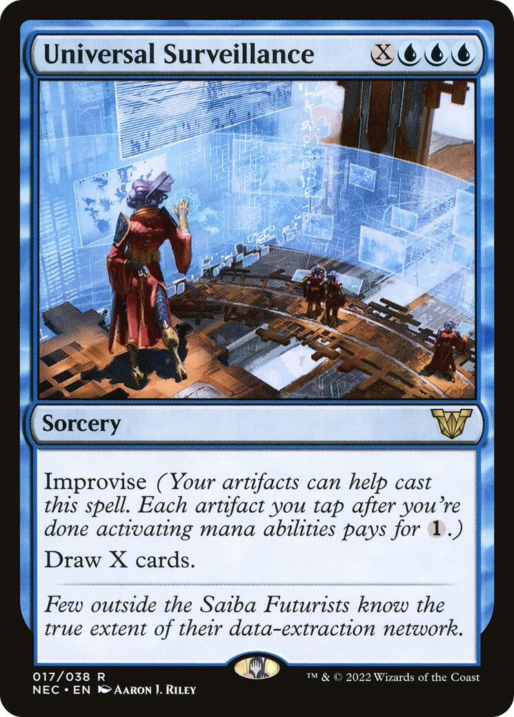 Image for Universal Surveillance (Commander: Kamigawa: Neon Dynasty) (17) - Magic: The Gathering
