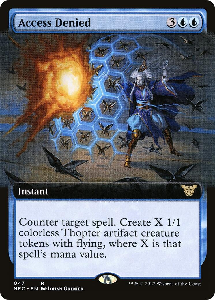 Image for Access Denied (Extended Art) (Commander: Kamigawa: Neon Dynasty) (47) - Magic: The Gathering