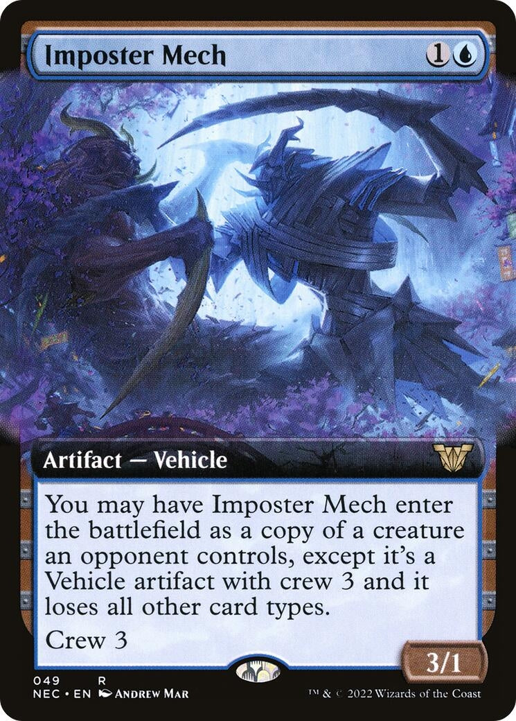 Image for Imposter Mech (Extended Art) (Commander: Kamigawa: Neon Dynasty) (49) - Magic: The Gathering