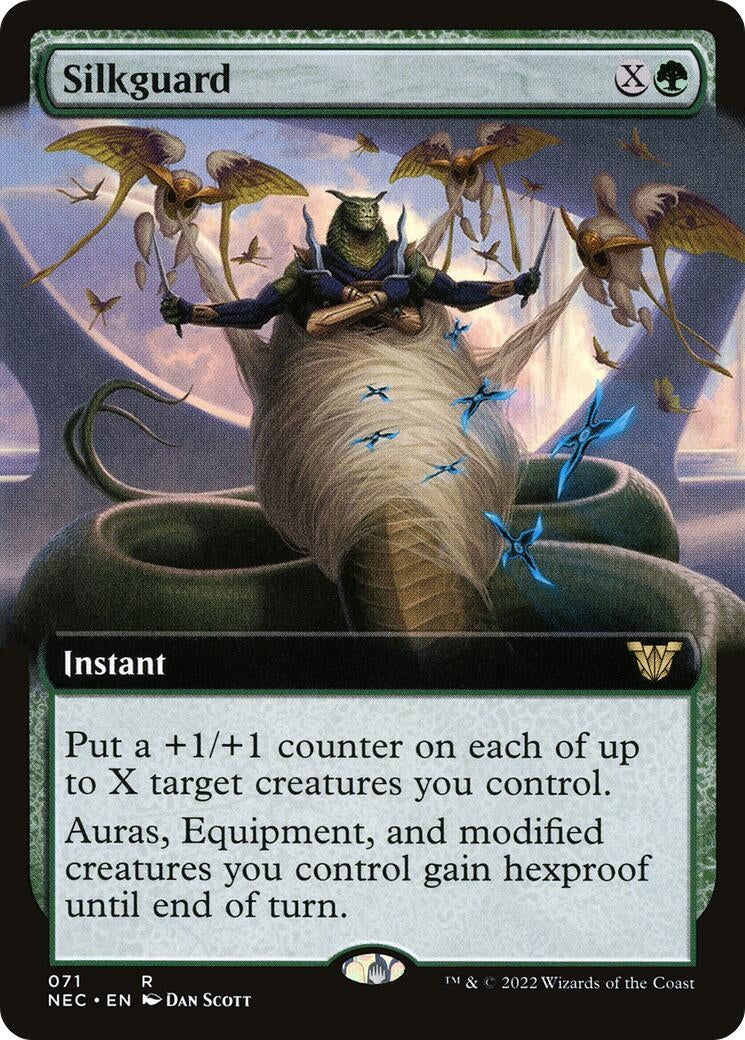 Image for Silkguard (Extended Art) (Commander: Kamigawa: Neon Dynasty) (71) - Magic: The Gathering