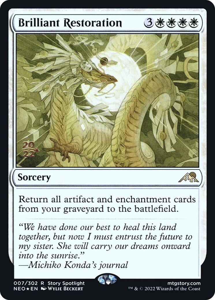 Image for Brilliant Restoration (Prerelease Cards) (7) - Magic: The Gathering