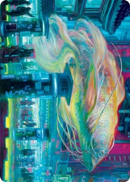 Image for Skyswimmer Koi Art Card (Art Series: Kamigawa: Neon Dynasty) (3) - Magic: The Gathering