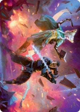 Image for Explosive Entry Art Card (Art Series: Kamigawa: Neon Dynasty) (13) - Magic: The Gathering
