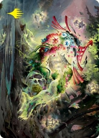 Image for Go-Shintai of Life's Origin Art Card (Gold-Stamped Signature) (Art Series: Kamigawa: Neon Dynasty) (26) - Magic: The Gathering