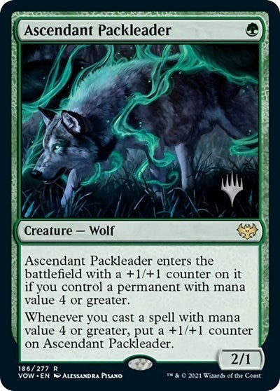 Image for Ascendant Packleader (Promo Pack: Innistrad: Midnight Hunt) - Magic: The Gathering