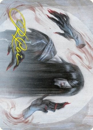 Image for Clawing Torment Art Card (Gold-Stamped Signature) (Art Series: Kamigawa: Neon Dynasty) (32) - Magic: The Gathering