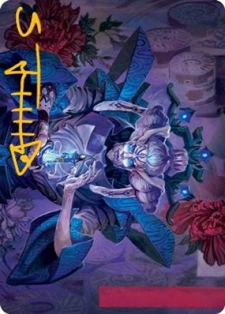 Image for Tameshi, Reality Architect Art Card (36/81) (Gold-Stamped Signature) (Art Series: Kamigawa: Neon Dynasty) (36) - Magic: The Gathering