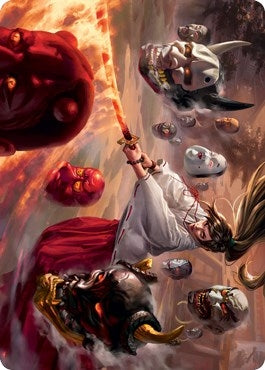 Image for Unquenchable Fury Art Card (Art Series: Kamigawa: Neon Dynasty) (39) - Magic: The Gathering