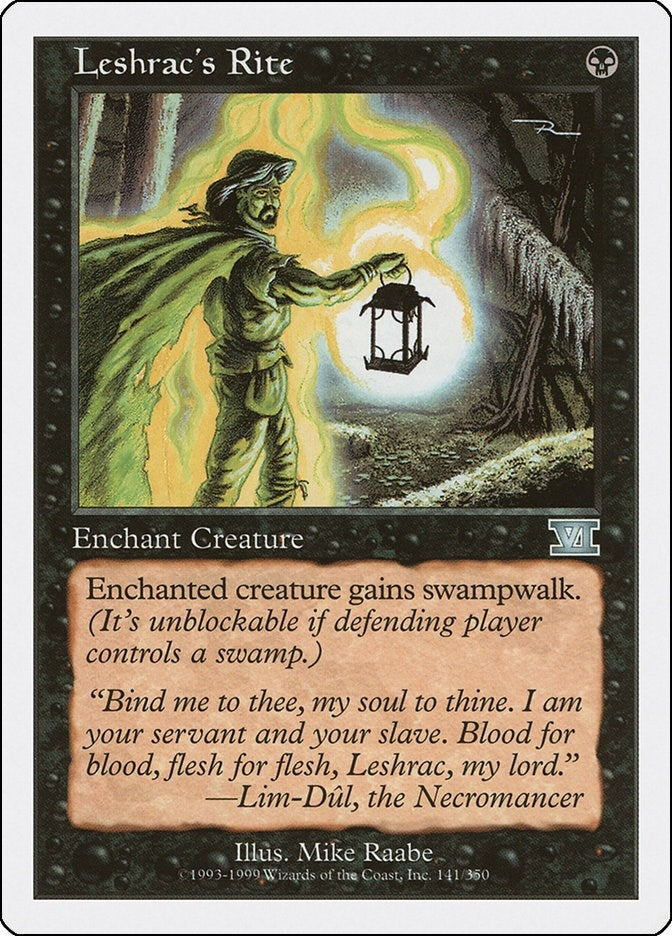 Image for Leshrac's Rite (Classic Sixth Edition) (141) - Magic: The Gathering
